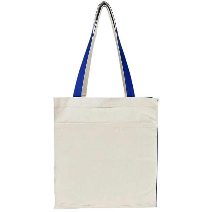 Book Tote Bag - 12 Oz Natural Canvas (14 x 15 x 5)