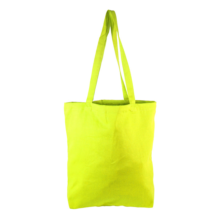 Colored Cotton Tote