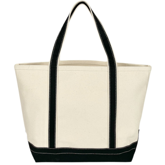 Large Boat Tote Bag (Open Top) - 20 Oz Natural Canvas (20 x 13 x 7)