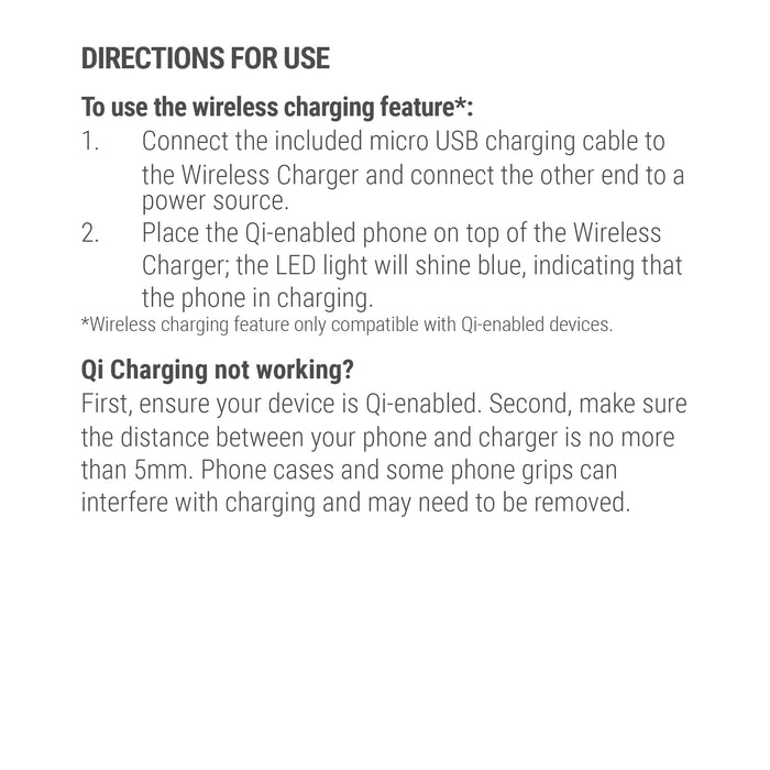 iDisc 5W Wireless Charger