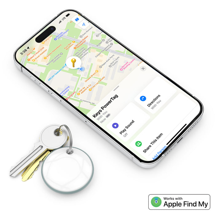 PowerTag Bluetooth Finder with Apple Find My