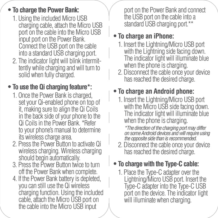 iTwist 5,000mAh 8-in-1 Combo Charger