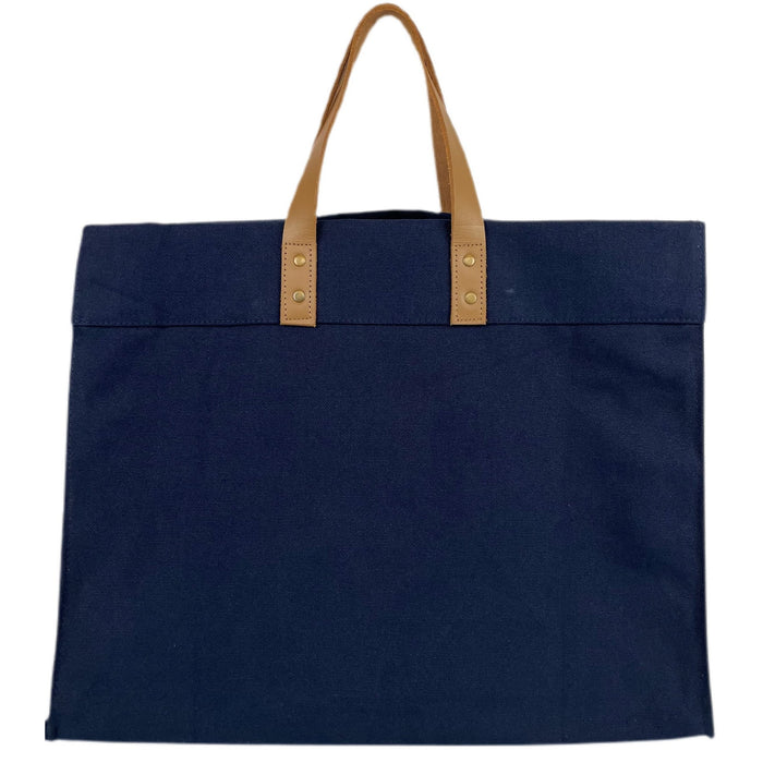 Luxury Box Tote Bag - 20 Oz Canvas (18 x 15 x 8)