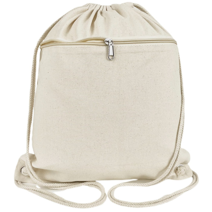 Premium Drawstring Backpack - 7 Oz Canvas (14 x 17)