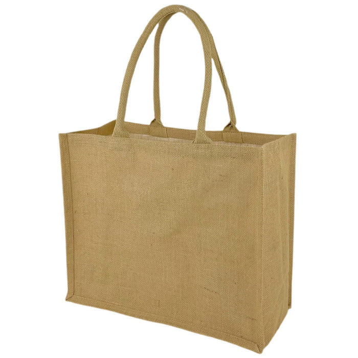 Large Jute Tote Bag (16 x 14 x 7.5)