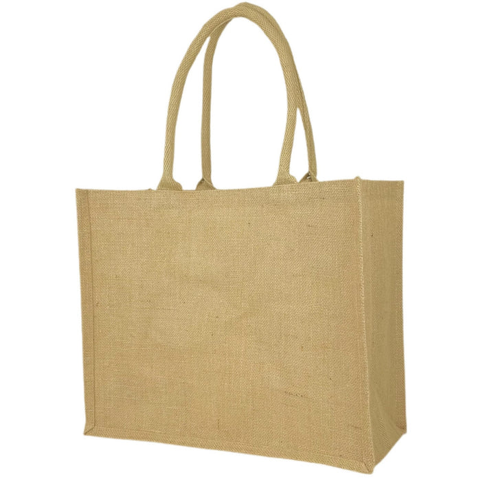 Large Jute Tote Bag (16 x 14 x 7.5)