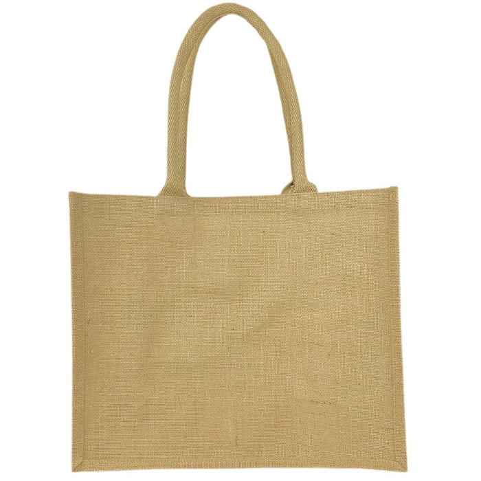 Large Jute Tote Bag (16 x 14 x 7.5)