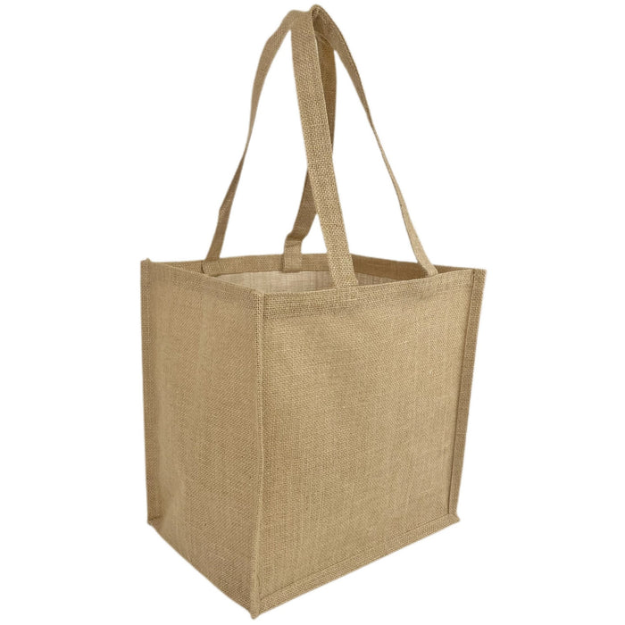 Medium Jute Tote Bag (12 x 12 x 9)