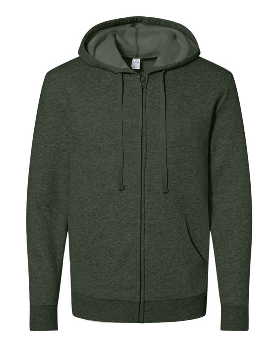 Alternative Eco Cozy Fleece Zip Hoodie