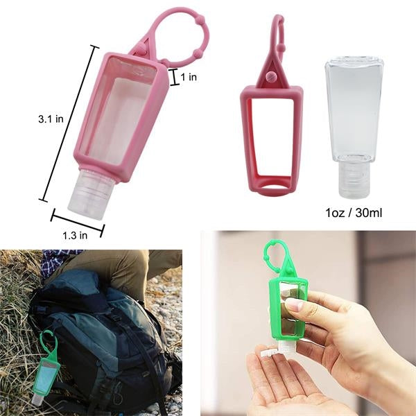 Silicone Hand Sanitizer Keychain