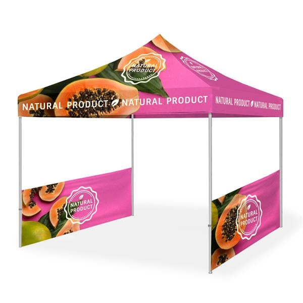 Event Tent with Half Backdrop