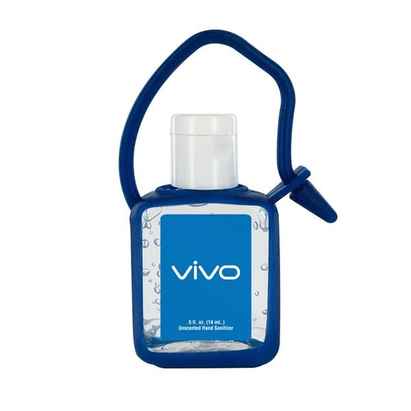 0.5 oz Clear Sanitizer with Silicone Bottle Sleeve