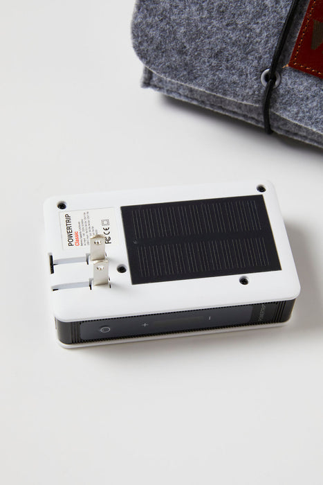 PowerTrip Portable Charger with Emergency Solar Panel