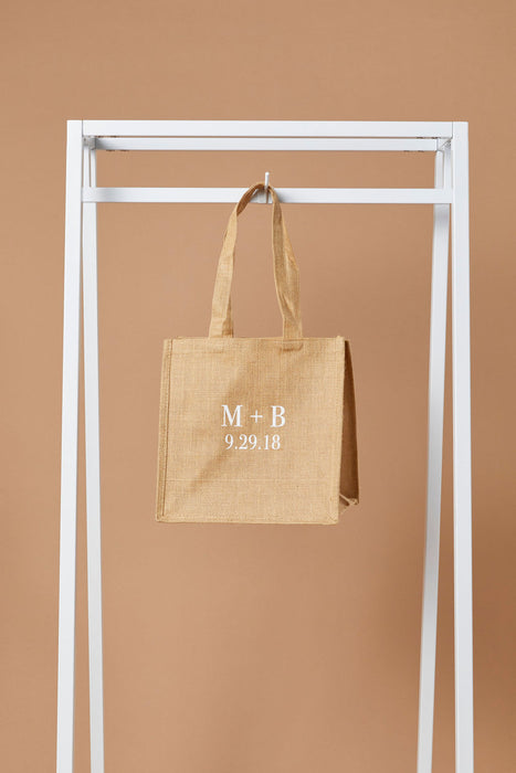 Medium Jute Tote Bag (12 x 12 x 9)