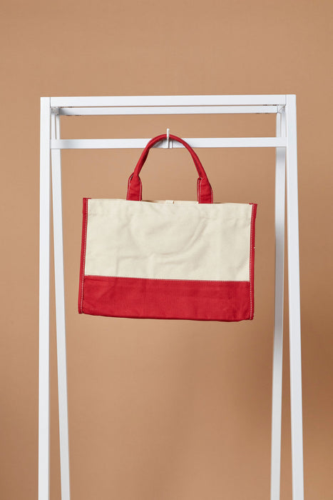 Premium Market Tote Bag - 16 Oz Natural Canvas (18 x 12 x 6)